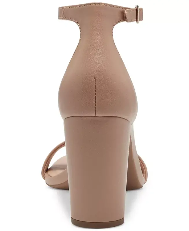 Women's Lexini Two-Piece Sandals, Created for Modazone - Dark Almond - 3