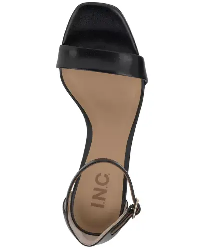 Women's Lexini Two-Piece Sandals, Created for Modazone-Black Leather - 4