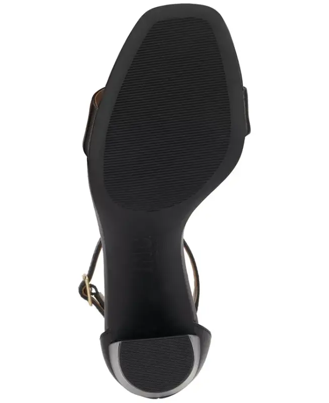 Women's Lexini Two-Piece Sandals, Created for Modazone-Black Leather - 5