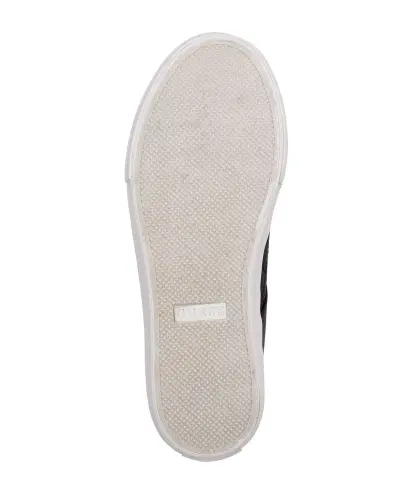 Women's Loven Low Profile Lace-Up Sneakers - Black Quilted - 9