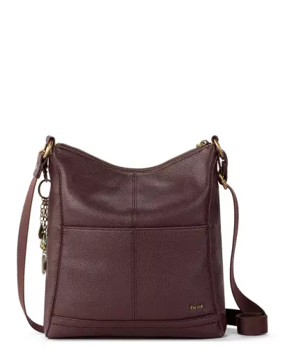 Women's Lucia Leather Crossbody Bag-Mahogany Stitch - THE SAK (1)