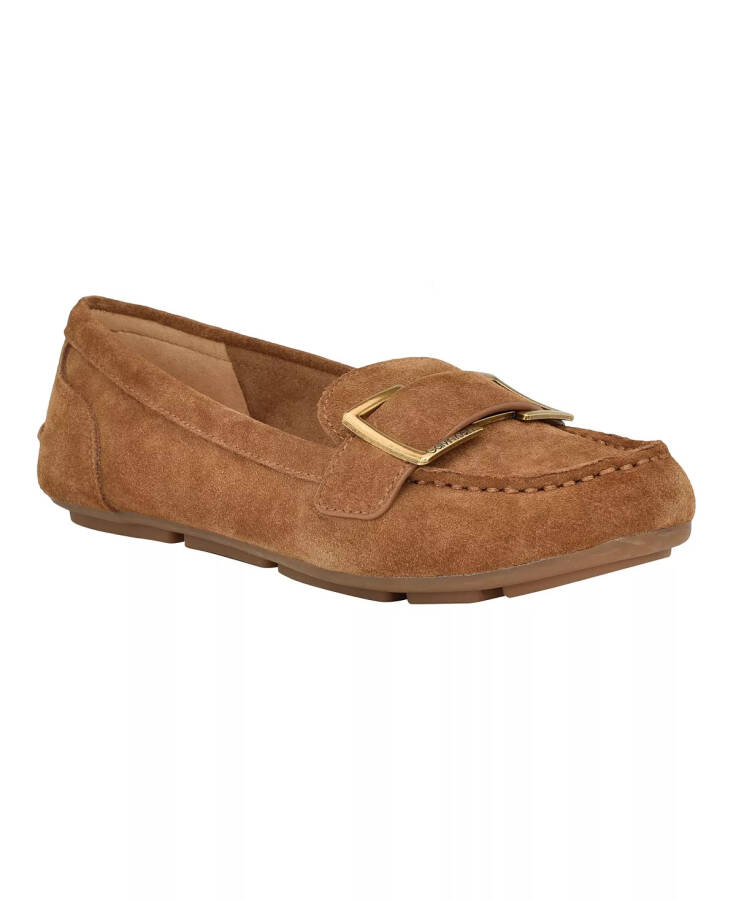 Kadın Lydia Rahat Loafer Cognac Süet - 1