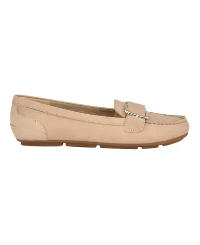 Women's Lydia Slip-On Loafers-Taupe Leather - CALVIN KLEIN (1)