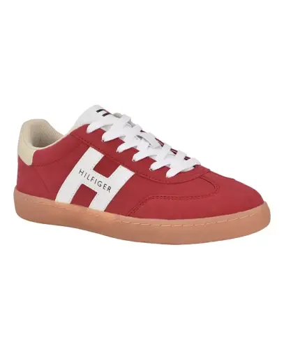 Women's Maisie Low Profile Lace-Up Sneakers - Red - 1