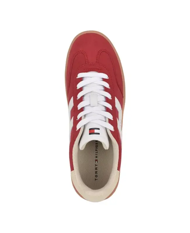 Women's Maisie Low Profile Lace-Up Sneakers - Red - 4