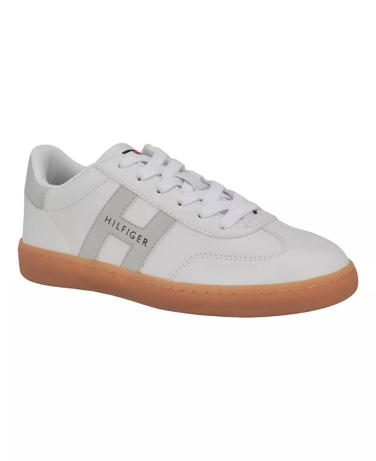 Women's Maisie Low Profile Lace-Up Sneakers-White - 1