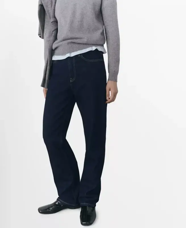 Women's Matilda Rinse Wash Straight Jeans - MANGO