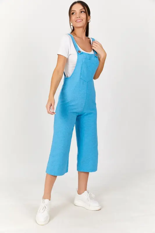 Kadın Mavi Bahçıvan Tulum ARM-20K001117-Mavi - 2