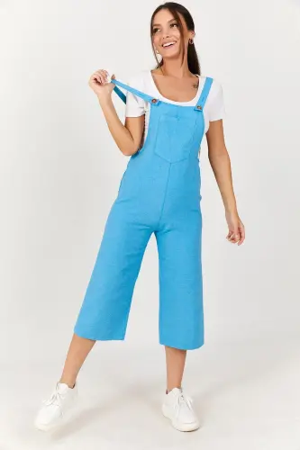 Kadın Mavi Bahçıvan Tulum ARM-20K001117-Mavi 