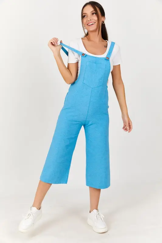 Kadın Mavi Bahçıvan Tulum ARM-20K001117-Mavi - 1