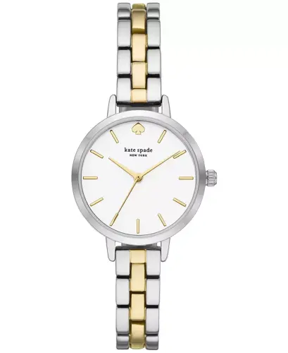 Women's Metro Two-Tone Stainless Steel Bracelet Watch 30mm - Gold - 1
