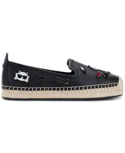 Women's Michaela Embellished Slip-On Espadrille Flats - KARL LAGERFELD PARIS (1)