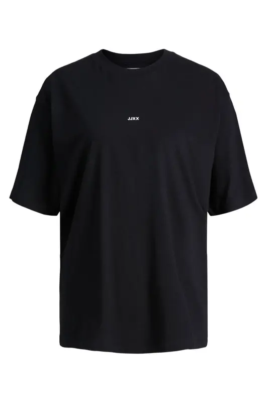 Kadın Minimal JJXX Logolu Kısa Kollu Tişört - Andrea - Black - 4