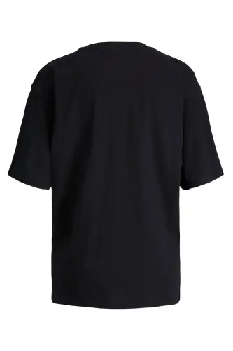 Kadın Minimal JJXX Logolu Kısa Kollu Tişört - Andrea - Black - 6