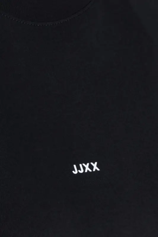 Kadın Minimal JJXX Logolu Kısa Kollu Tişört - Andrea - Black - 7