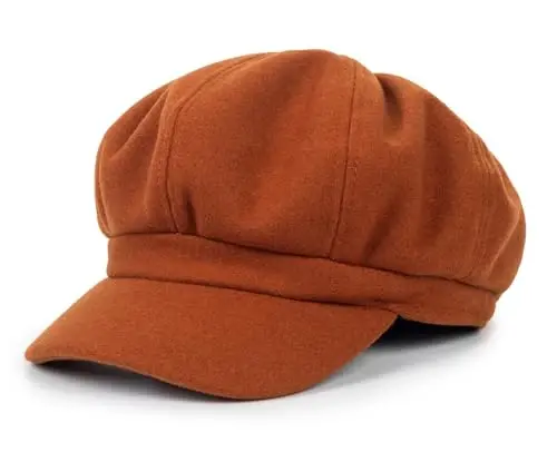 Women Fashion-Newsboy-Hats Wool-Beret Vintage Cabbie Cap Bakerboy-Pageboy Winter-Hat for Ladies Girls - WOMEN (1)