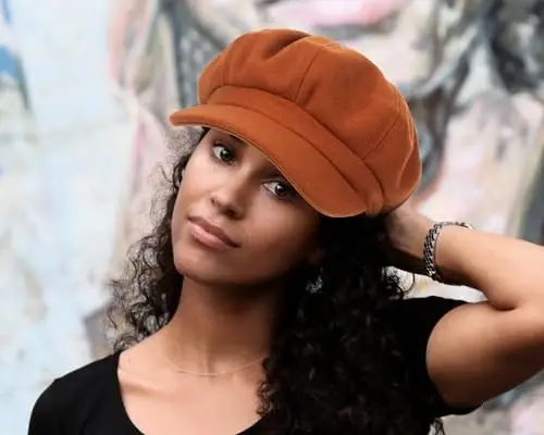 Women Fashion-Newsboy-Cap Baker-Boy-Hat Fall Winter Beret Hats for Ladies - 4