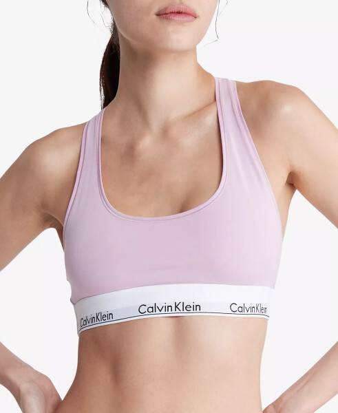 Kadın Modern Pamuklu Bralet F3785 Mor Pus - 1