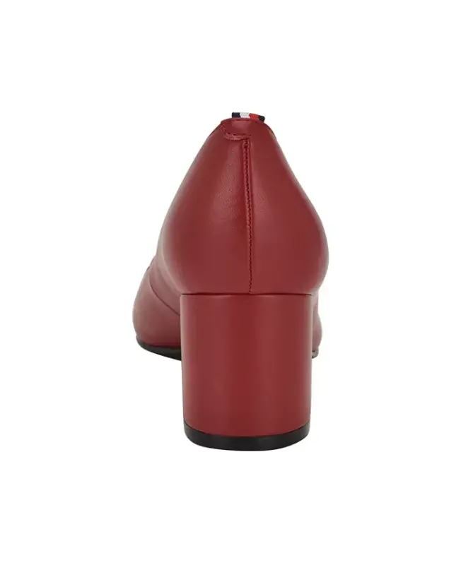 Women's Nanya Block Heel Classic Pumps - Dark Red - 3