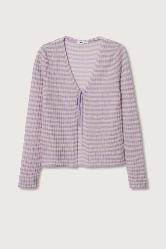 Kadın Natürel Hırka-Pembe - 3