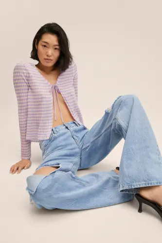 Kadın Natürel Hırka-Pembe - 6