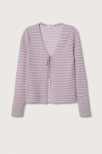 Kadın Natürel Hırka-Pembe - 3