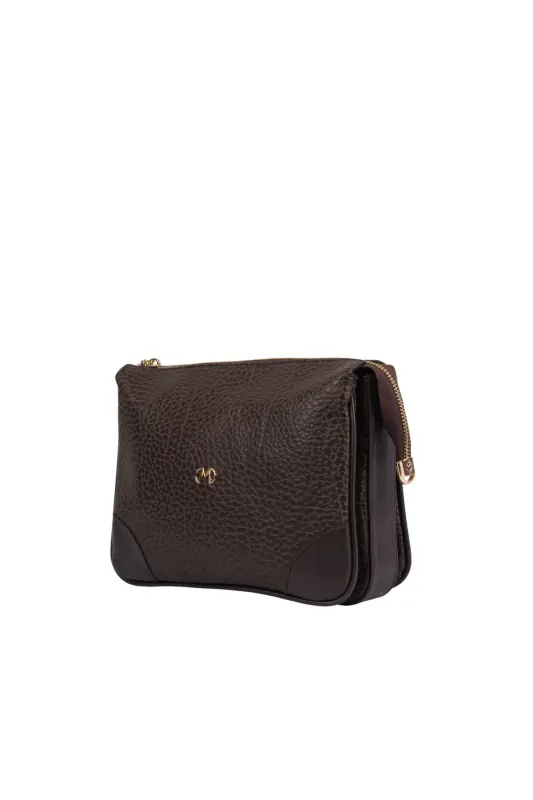 KADIN OMUZ ÇANTASI 101010042-Kahverengi - 5