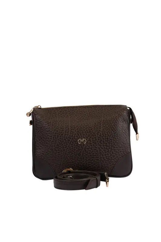 KADIN OMUZ ÇANTASI 101010042-Kahverengi - 7