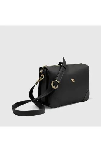 Kadın Omuz Çantası 101010043-Siyah - 4