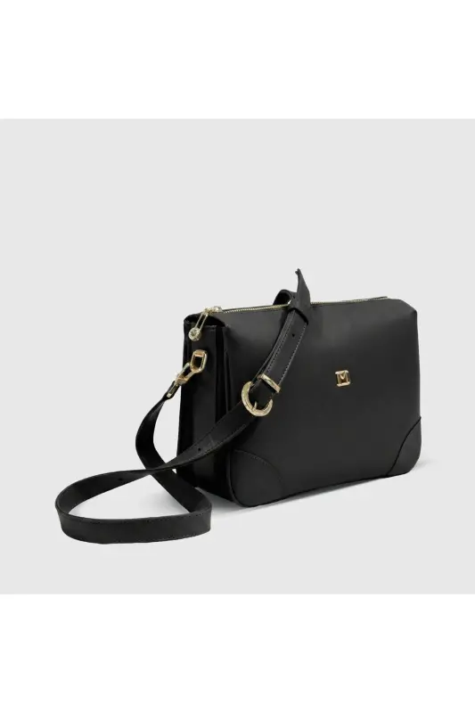 Kadın Omuz Çantası 101010043-Siyah - 4