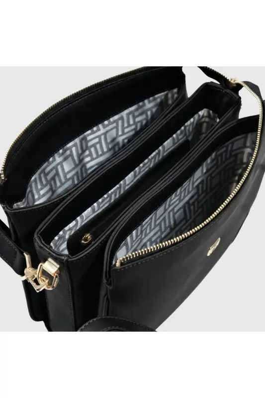 Kadın Omuz Çantası 101010043-Siyah - 5