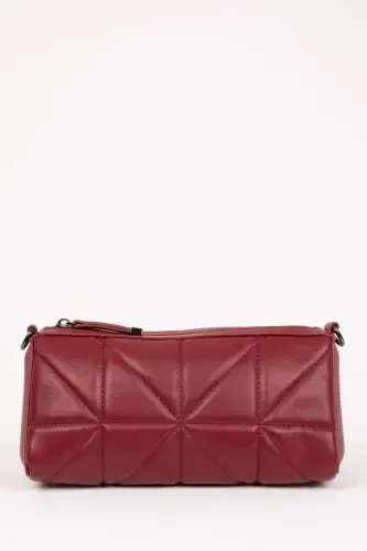 Kadın Omuz Çantası-Bordo - 3