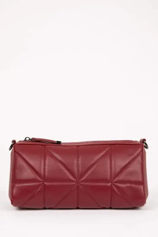 Kadın Omuz Çantası-Bordo - 3