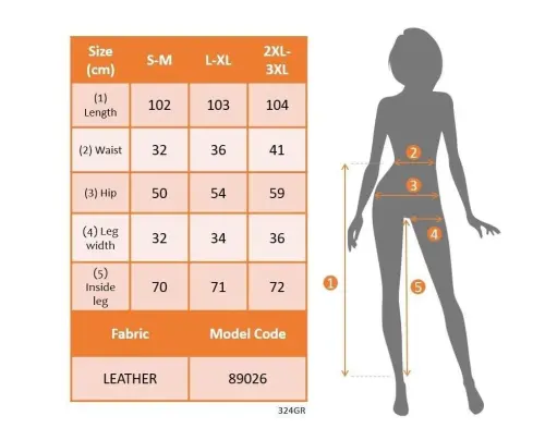 Kadın önden Fermuarlı Cepli Geniş Kesim Lame Deri Pantolon - 5
