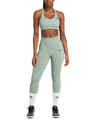 Women's Optime Rib 7/8 Length Training Leggings-Silgrn - 3