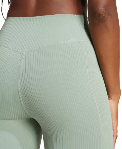 Women's Optime Rib 7/8 Length Training Leggings-Silgrn - 5