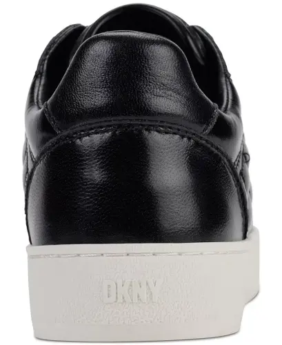 Women's Oriel Quilted Lace-Up Low-Top Sneakers - Black - 3