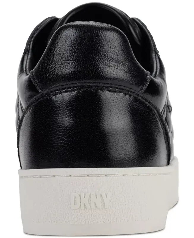 Women's Oriel Quilted Lace-Up Low-Top Sneakers - Black - 3