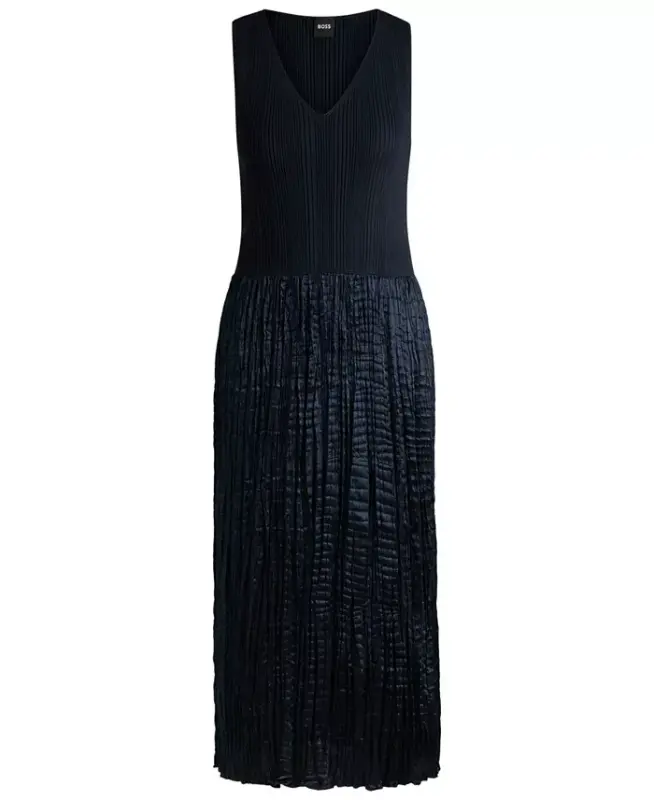 BOSS by Women's Knitted Dress - Dark Blue - 2