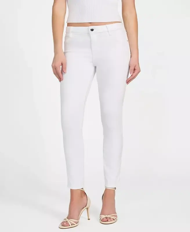 Women's Mid-Rise Sexy Curve Skinny Jeans - Optic White Rinse - GUESS