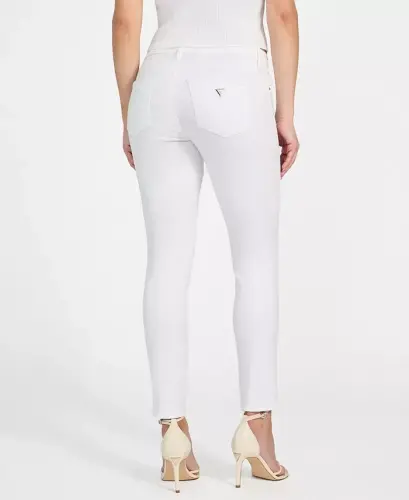 Women's Mid-Rise Sexy Curve Skinny Jeans - Optic White Rinse - 4