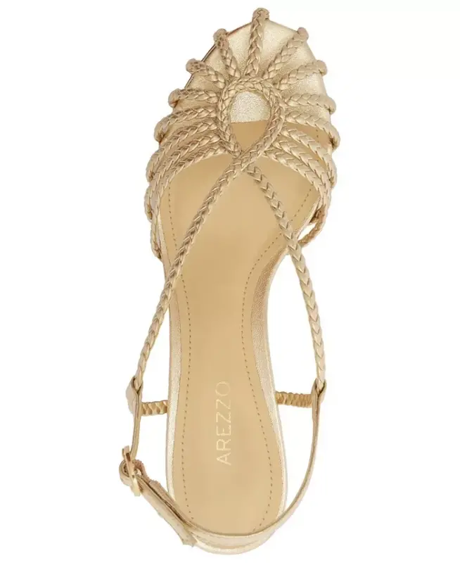 Women's Paola Mid Block Sandals - Platino - 4