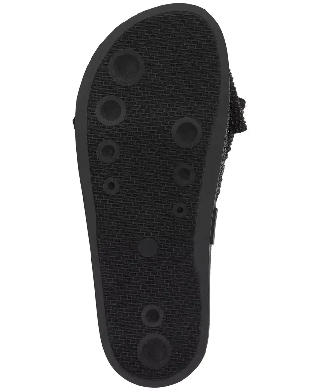 Women's Peymin Pool Slides, Created for Modazone - Black Bow - 5