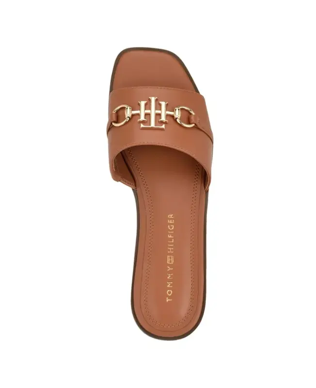Women's Pipper Logo Flat Slide Sandals - 4