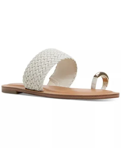 Women's Beachwalk Toe Loop Flat Sandals-White/bone - ALDO
