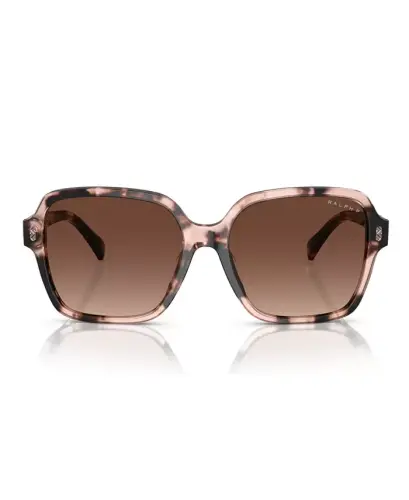 Women's Polarized Sunglasses, Gradient Polar RA5304U-Shiny Pink Havana - RALPH BY RALPH LAUREN (1)