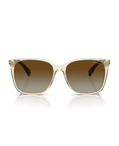 Women's Polarized Sunglasses, RA529356-YP - Shiny Transparent Brown - 5