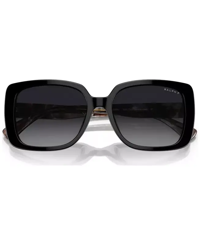 Women's Polarized Sunglasses, RA5298U - Shiny Black - 2