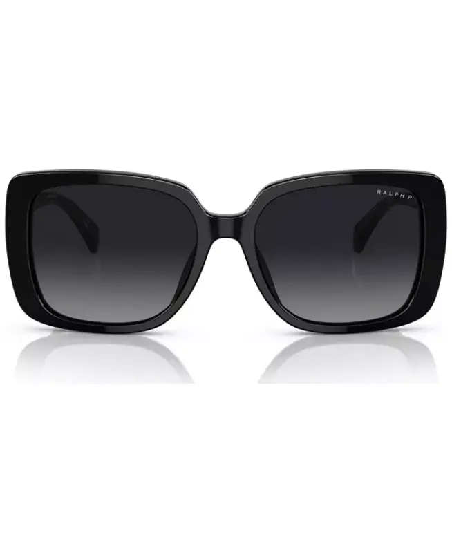 Women's Polarized Sunglasses, RA5298U-Shiny Black - 4