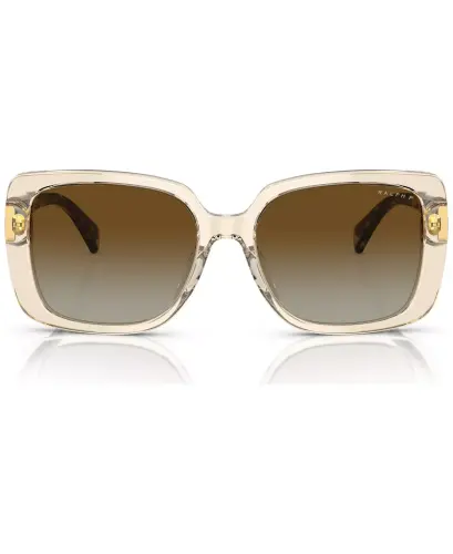 Women's Polarized Sunglasses, RA5298U - Transparent Light Brown - 4